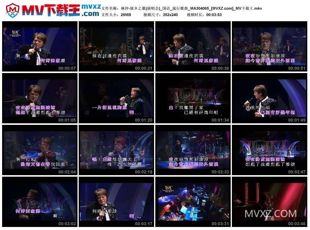 林冲-依乡之歌(演唱会)_国语_流行歌曲_MA304065